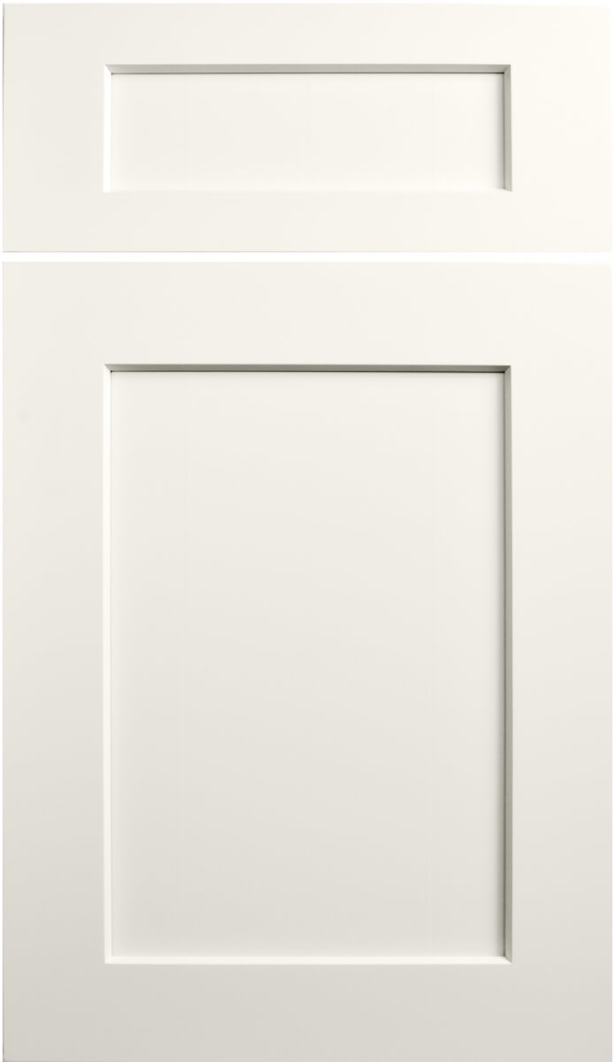 Dura Supreme's Carson Door Style, finished in Linen White