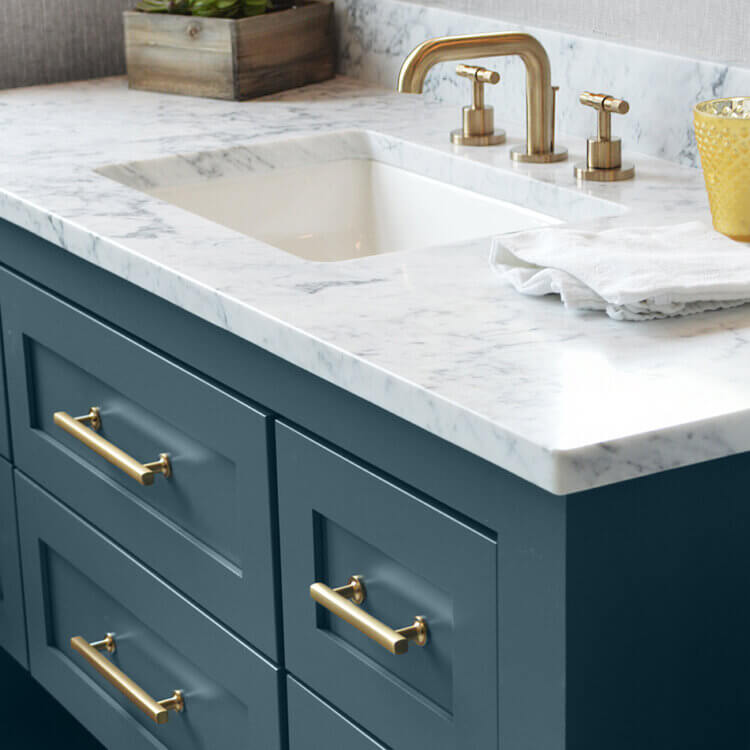 Read blog stories about Kitchen Cabinetry Color Trends. The Navy blue and indigo color trend is still booming in poularity. Learn how to use this color within cabinetry and woodwork in an interior design.