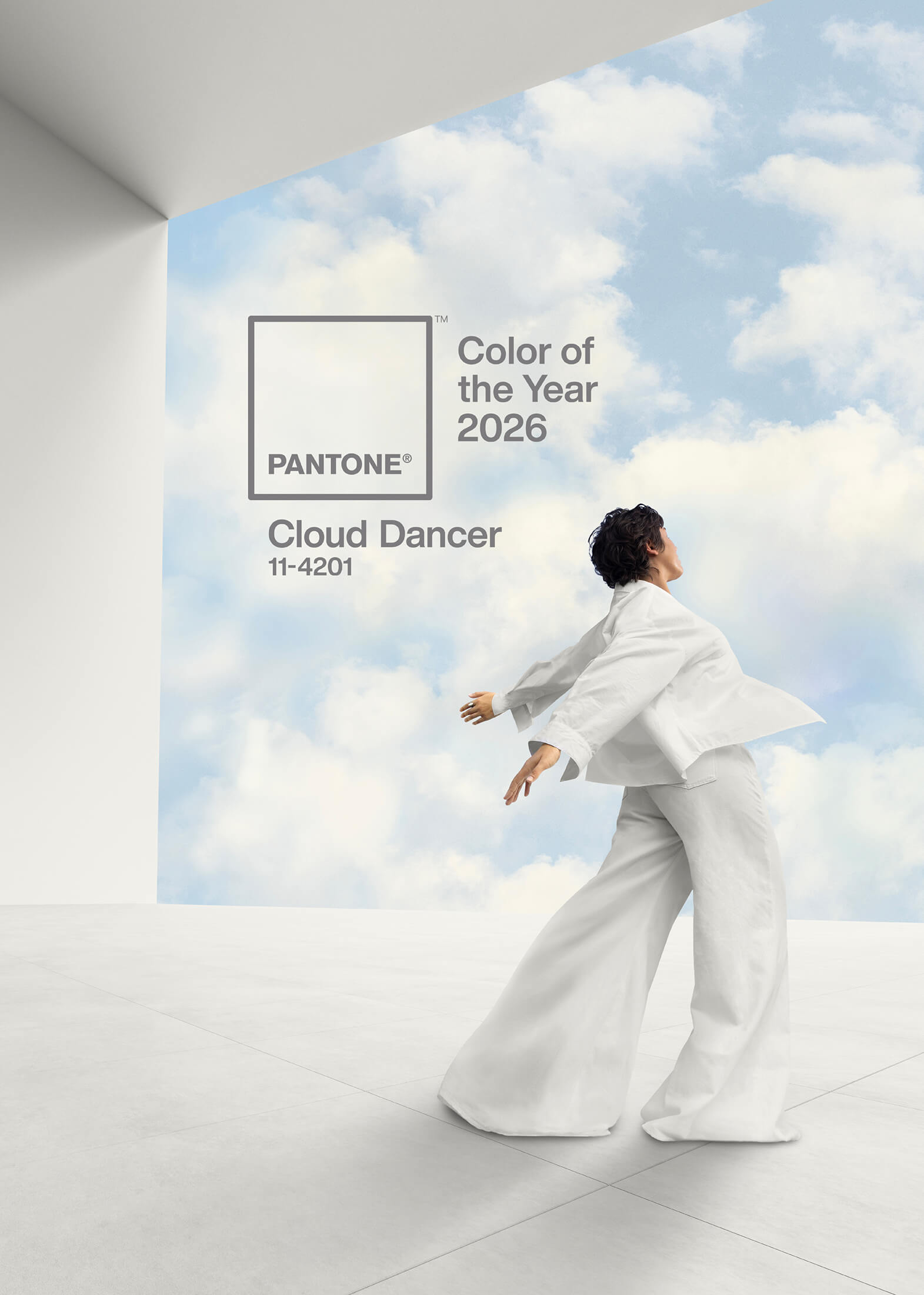 Pantone Color of the Year 2026, Cloud Dancer 11-4201.